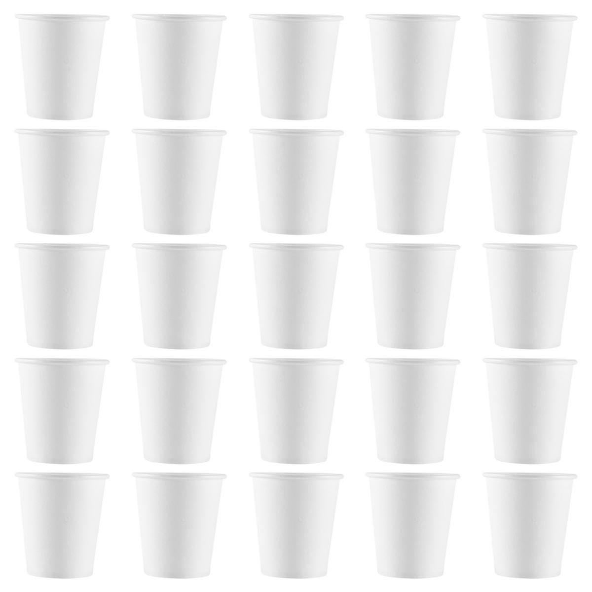 Gobelets en papier blanc, petite salle de bain jetable, expresso, distributeur de gobelets de rince-bouche, gobelets jetables (