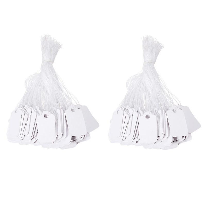 1000pcs Hanging Tags With String