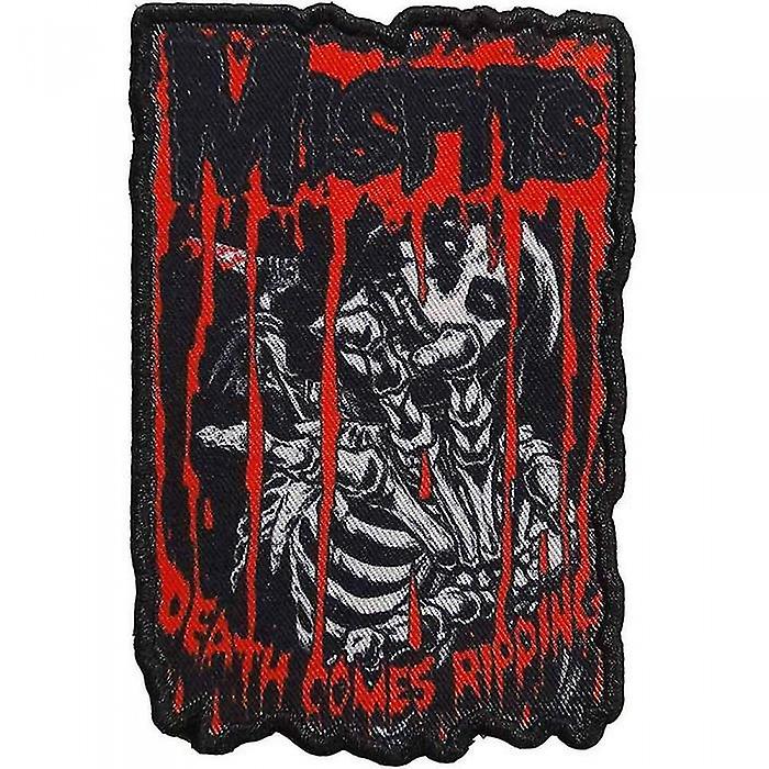 Misfits Death Comes Ripping Printed Patch