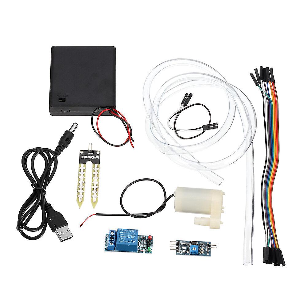 Diy Automatic Irrigation Module Kit Soil Moisture Detection Automatic Watering Pumping
