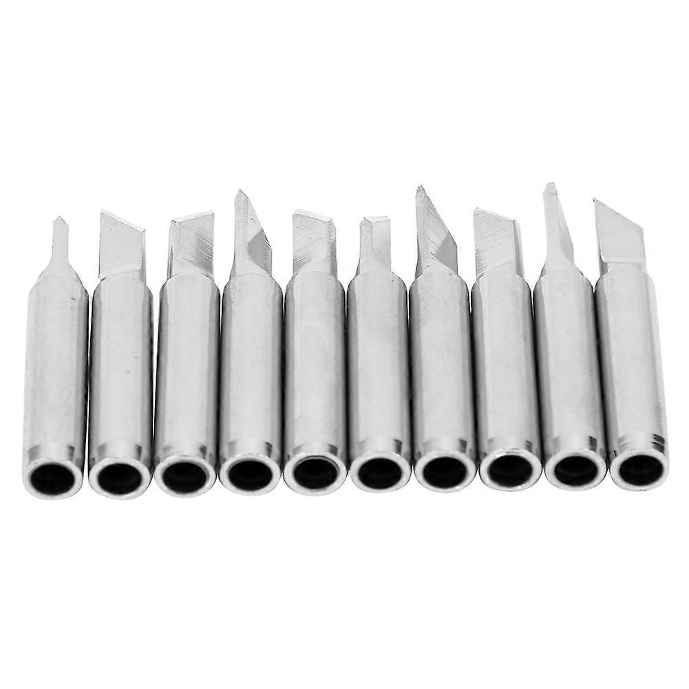 Qukaim Solder Iron Tip 10Pcs Solder Iron Tip Set, 900M-T-1.5K Internal Heating Lead Solder Iron Tips, Thin Soldering Iron Tools for Electronics