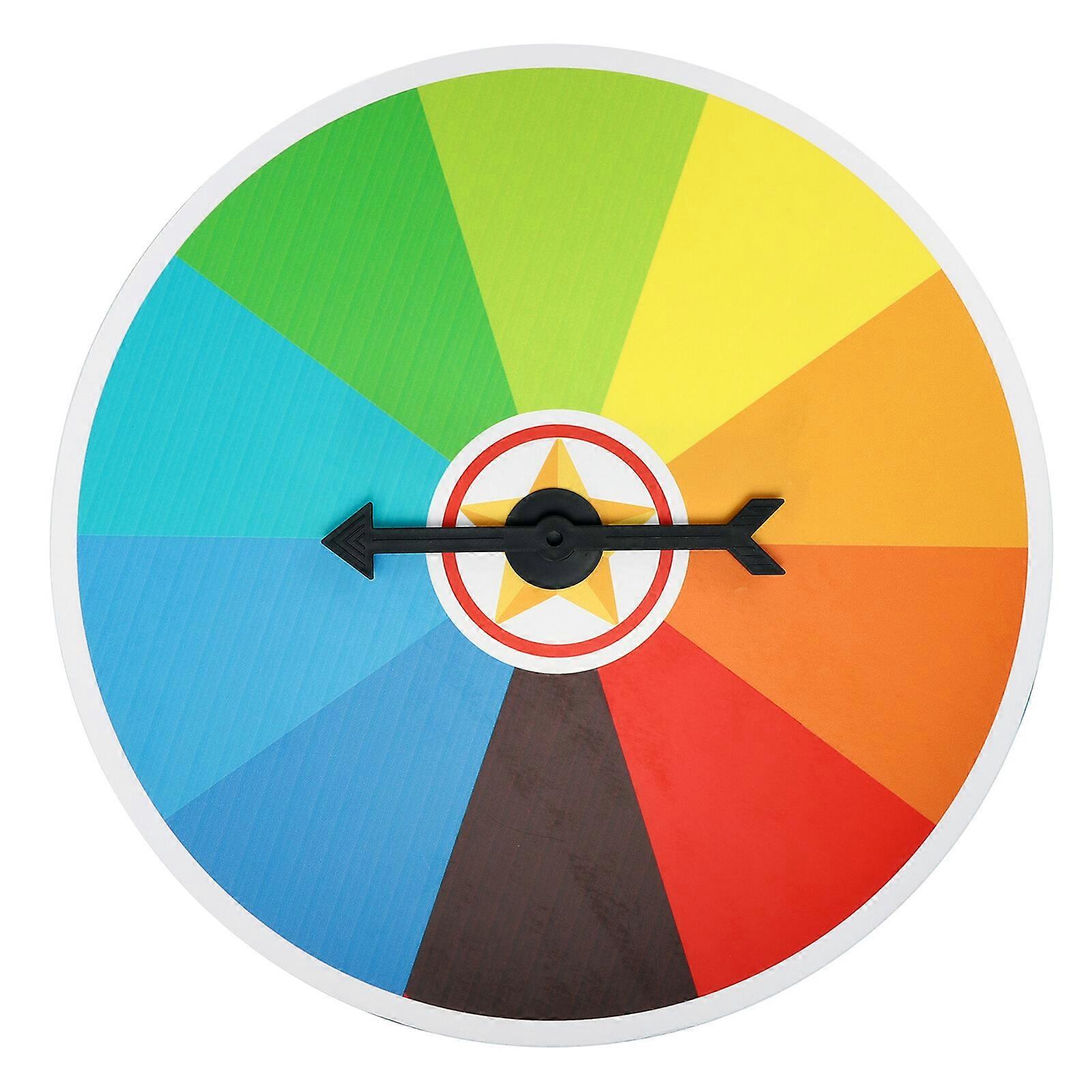 1Pc Draw Game Wheel Teaching Activities Rotary Props Fun Wheel for Party