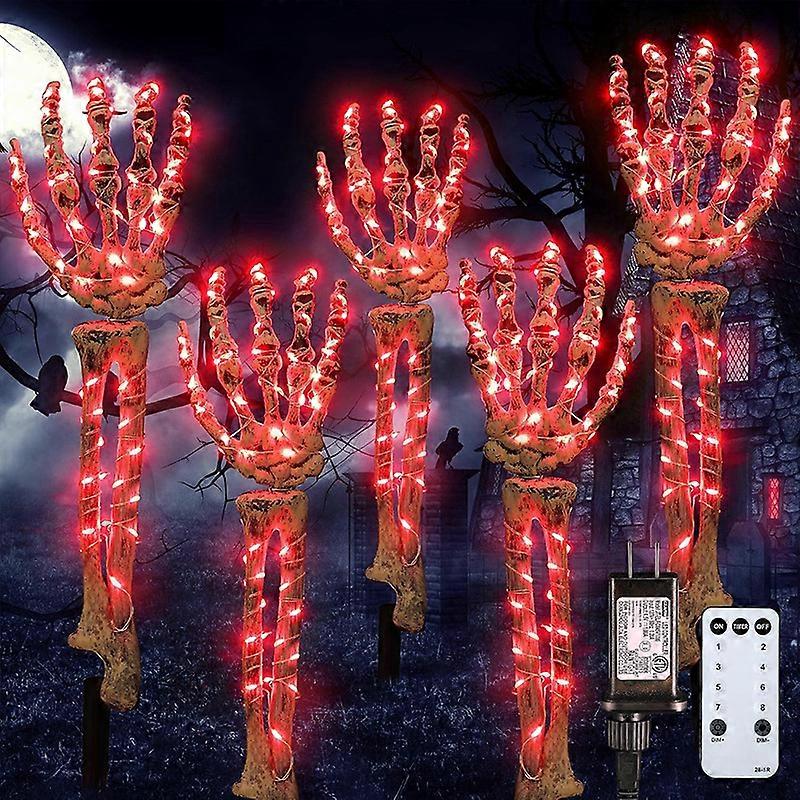 Halloween Decorations, Shining Ghost Hands, Halloween Courtyard Insertion, One to Five Shining Ghost Hands, Ghost Festival Costume Props