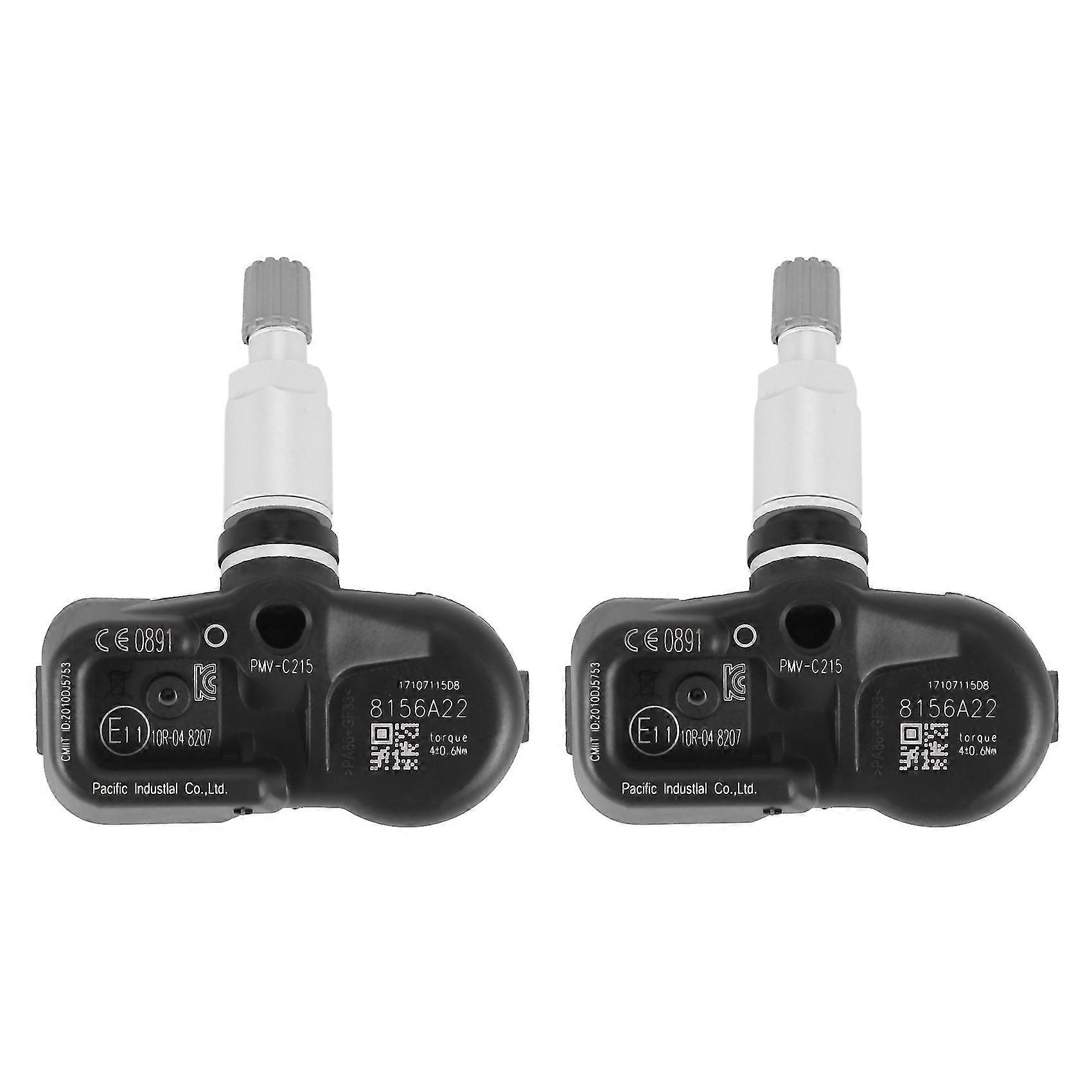 433mhz däcktrycksövervakningssystem (tpms) sensor för Corolla 42607-48020 (2 st)