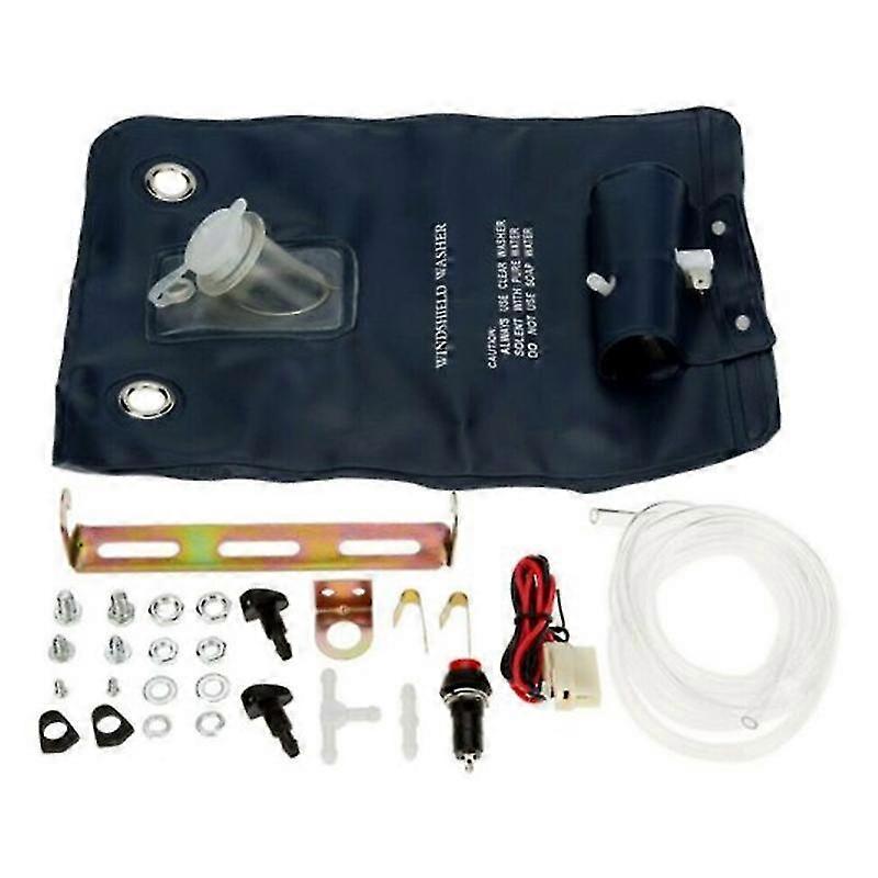 Universal Windscreen Washer Bag Kit Windshield Washer Pump Washer Reservoir