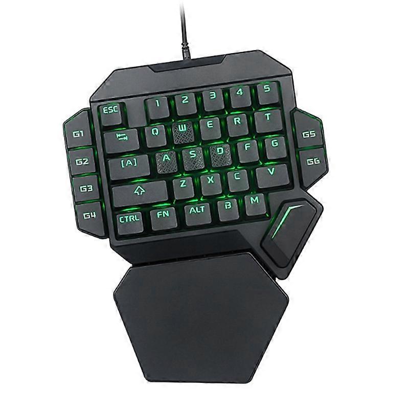 35Keys Wired Gaming Keyboard RGB Backlit Gaming Keyboard for Eat Chicken Games