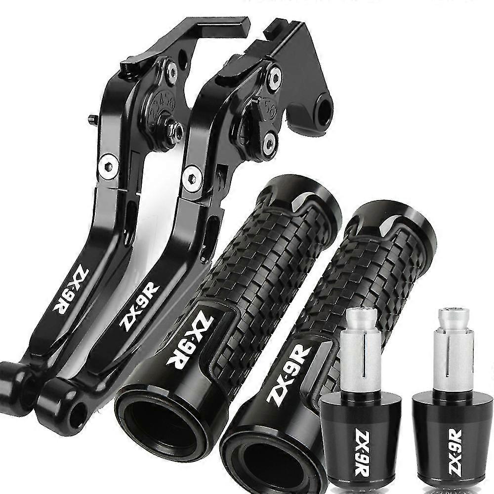 unique Motorcycle Aluminium Tool Accessories Brake Clutch Levers Handlebar Hand Grips Ends For Kawasaki Zx9r Zx-9r Zx 9r Zx9r 1998 1999