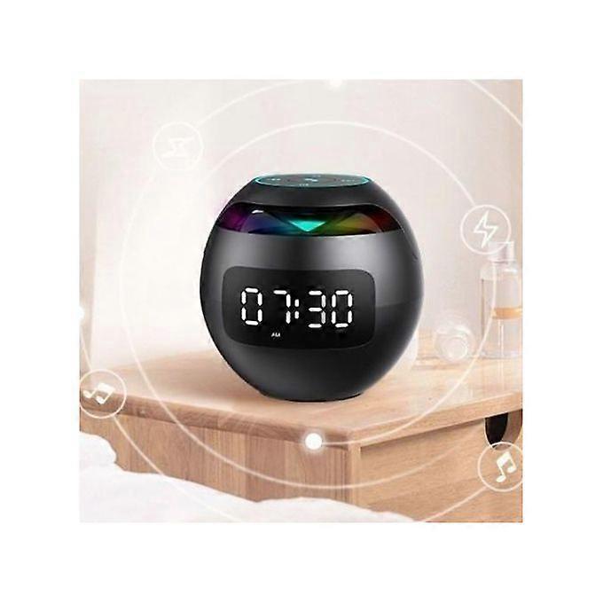 Bluetooth Wireless Speaker + Clock + Alarm + Subwoofer