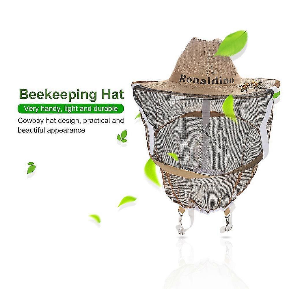 Beekeeping Beekeeper Hat Garden Guard Anti Bee Insect Bug Face Veil