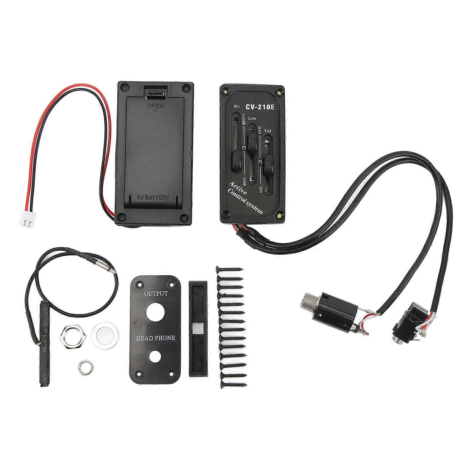 Βιολί Pickup Set Βελτίωση ποιότητας ήχου Παθητικός τόνος Ηλεκτρικό βιολί Pickup για την απόδοση
