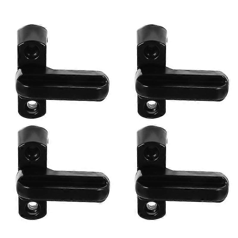 4pcs T Shaped Zinc Alloy Window Lock Extra Security Window Lock Jammer Locks