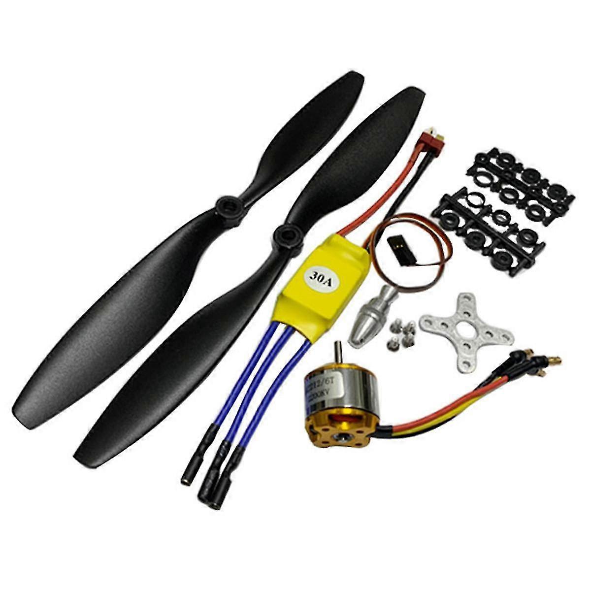 2212 1000kv 6t Brushless Outrunner Motor+30a Esc+1045 Propeller Kit For Rc Aircraft Multicopter