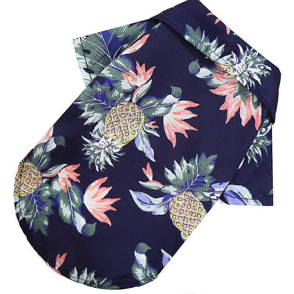 Pineapple-print Dog Shirt Cat And Puppy Adjustable