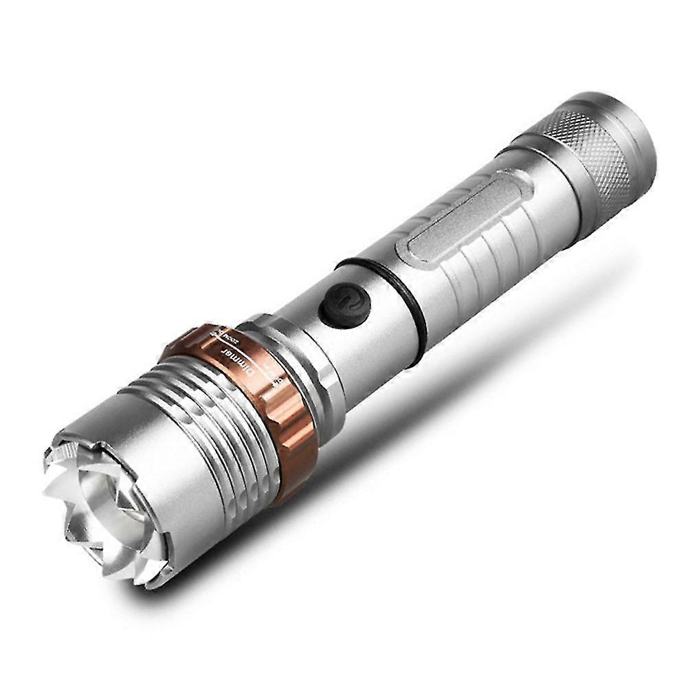Portable 1000lm Tactical Led Flashlight Rechargeable Zoomable Lanterna Torch For