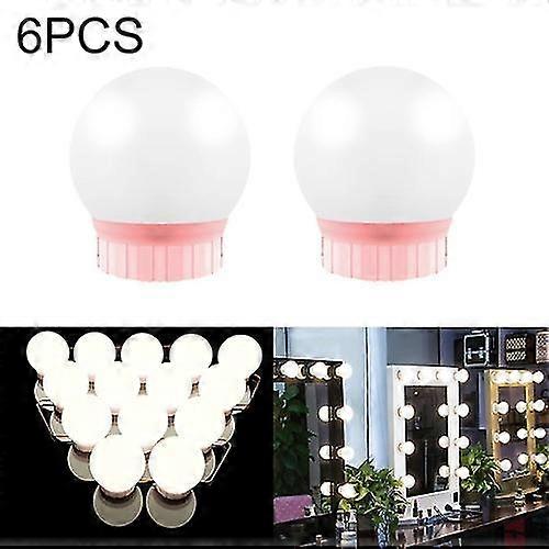 6 Leds Mirror Front Light Dimmable Makeup Mirror Usb Touch Control Light