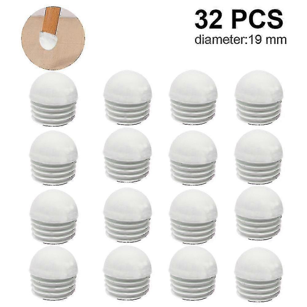 32 Pieces Pipe Plugs, Round End Cap, Pipe, Lamellar Plugs-Useful