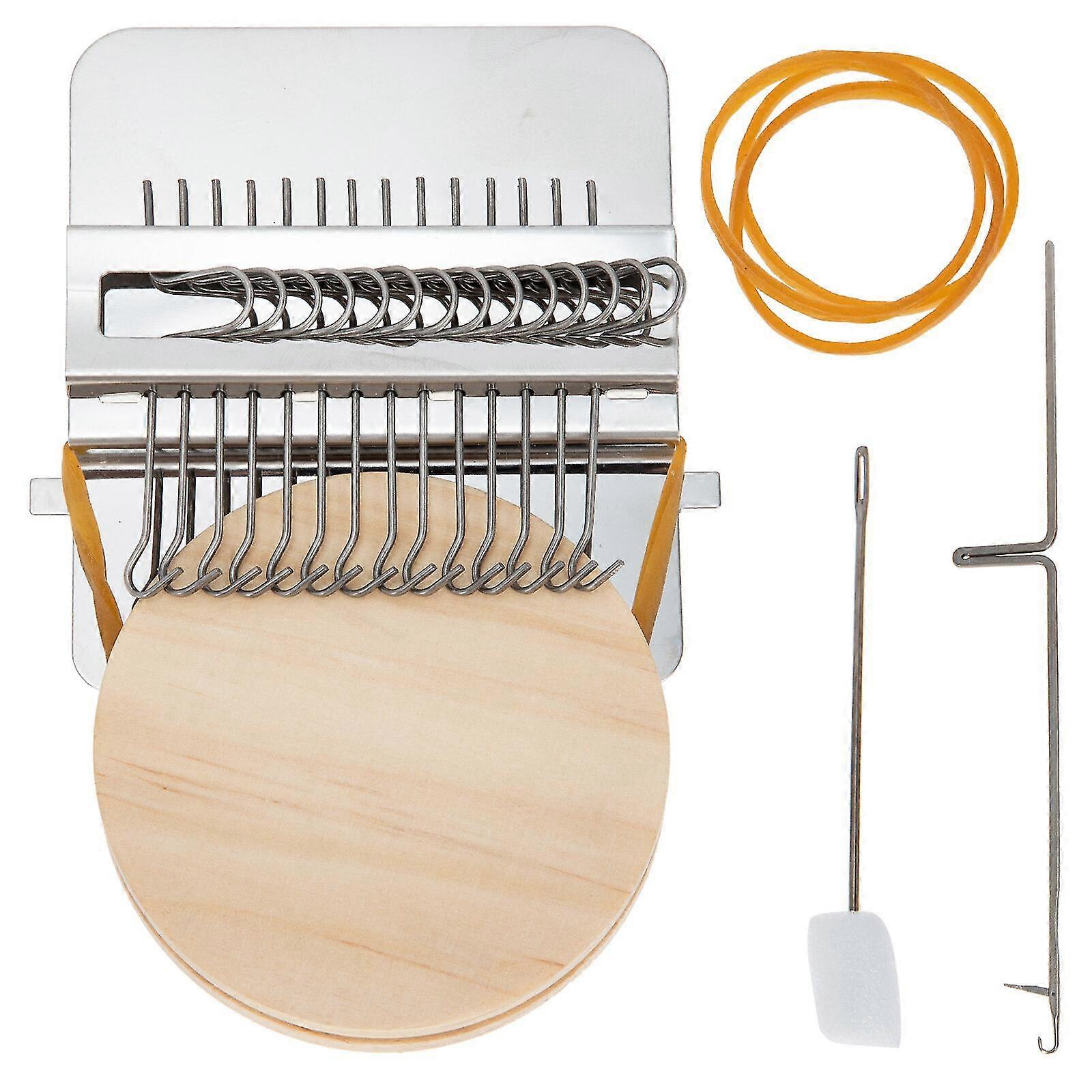 1 Set Mini Loom Knitting Tool Weave Tool Darning Mini Loom Machine Yarn Knitting Tool