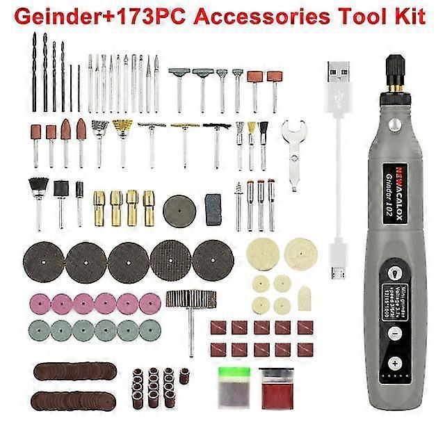 Usb charging variable speed mini grinder machine rotary tools kit grinder set