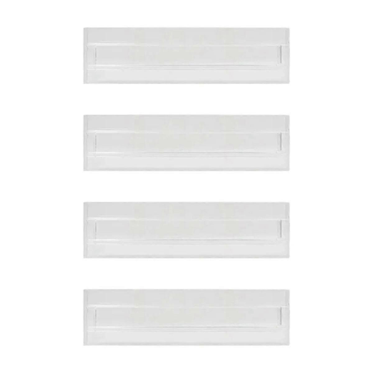 4Pcs Drawer Dividers Organizers, Adjustable 8cm High Expandable From 27.5-52cm Kitchen Drawer Organizer