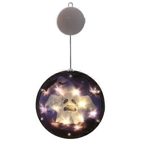 2 PCS Halloween Star String Light Show Window Horror Decoration LED Battery Powered Hanging Lamp