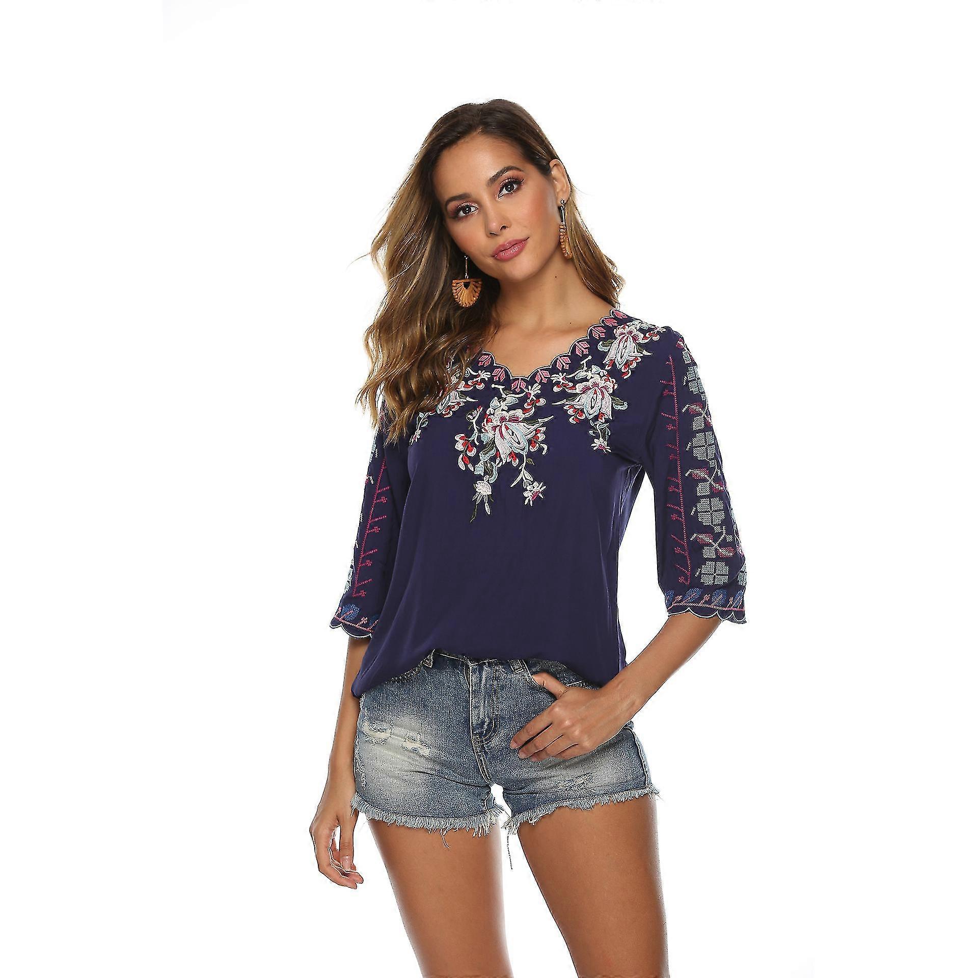 Women's Embroidered Lined Shirt