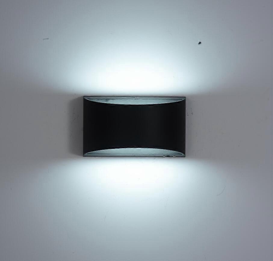 Black wall lamp with adjustable LED lighting, modern 7W wall light