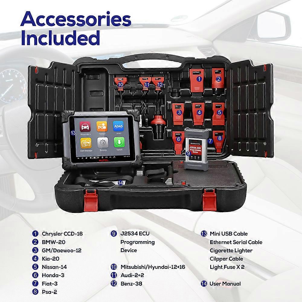 Autel Maxisys MS908S Pro MS908SP Automotive Diagnostic Scanner with ECU Coding and J2534 Programming Upgraded Version of MS908P