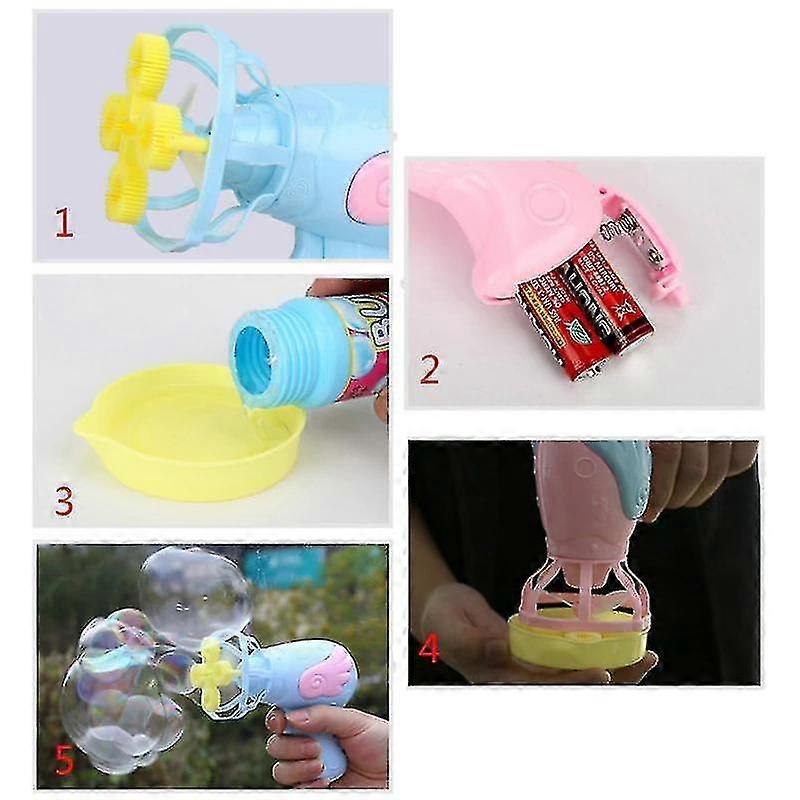 1 Piece Of Summer Toy Outdoor Game Bubble Machine Outdoor