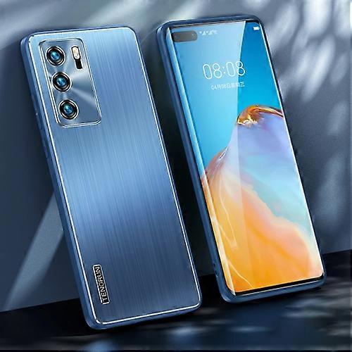 For Huawei P40 Brushed Texture Shockproof Phone Case