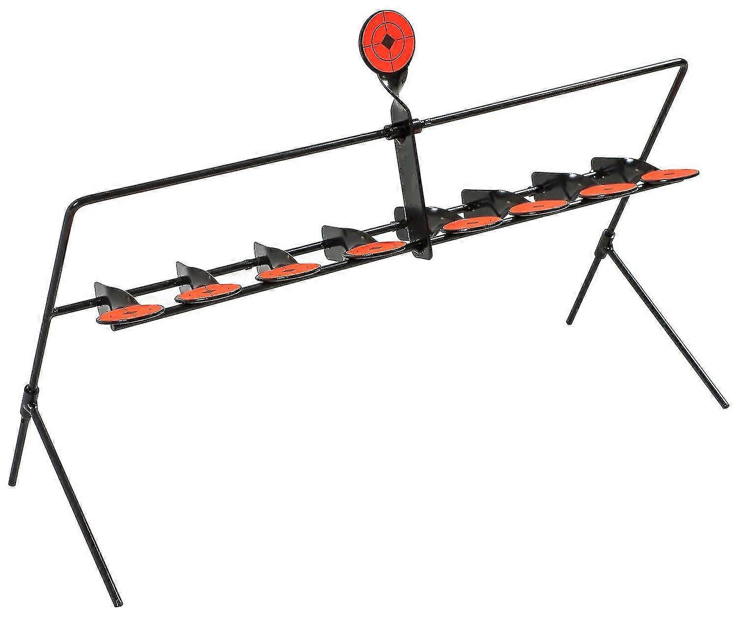 Xl Auto-réinitialisation Rotating Air Rifle Metal Practice Shooting Target Set