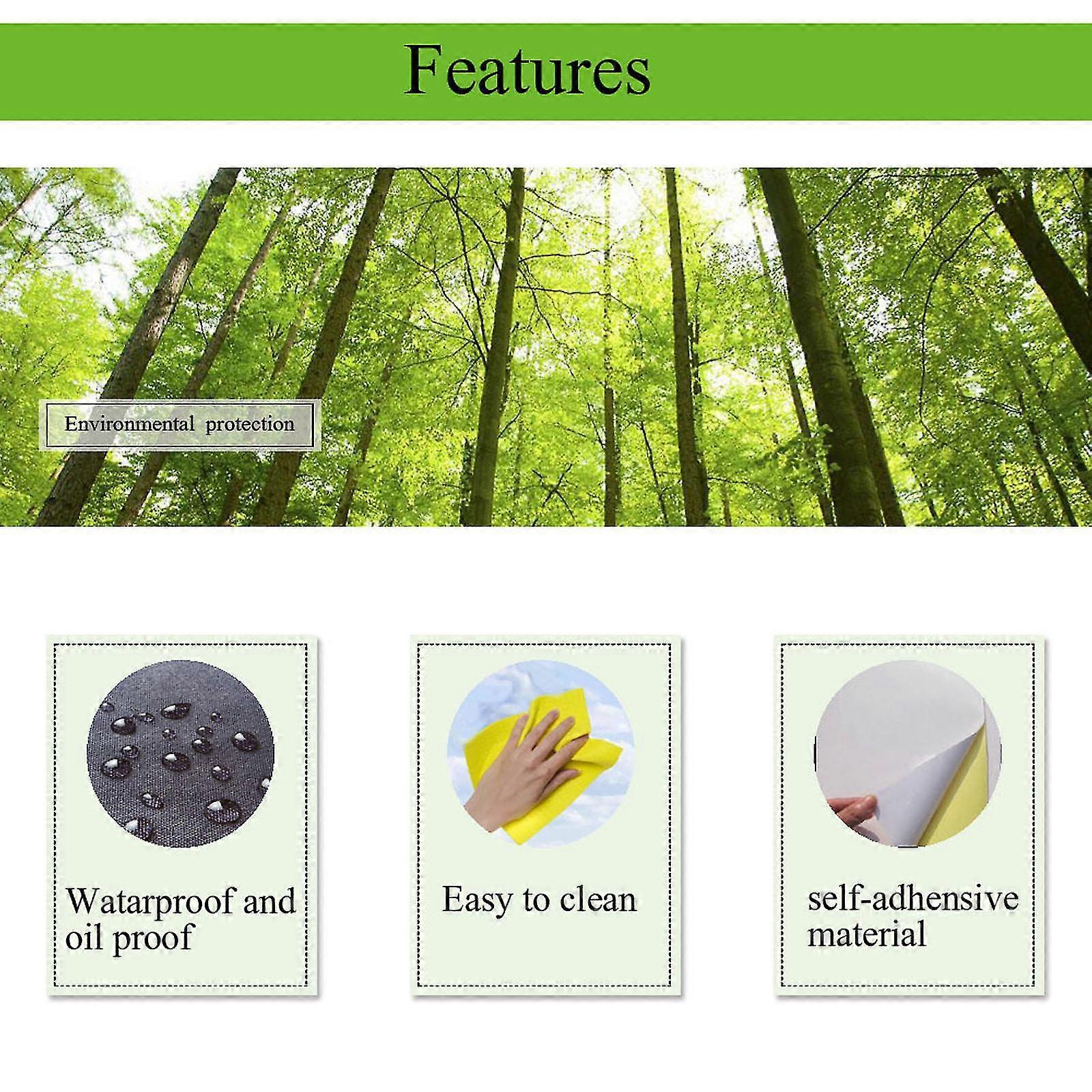 19pc Self Adhesive Tile 3d Sticker Kitchen Bathroom Wall Stickers Decoration