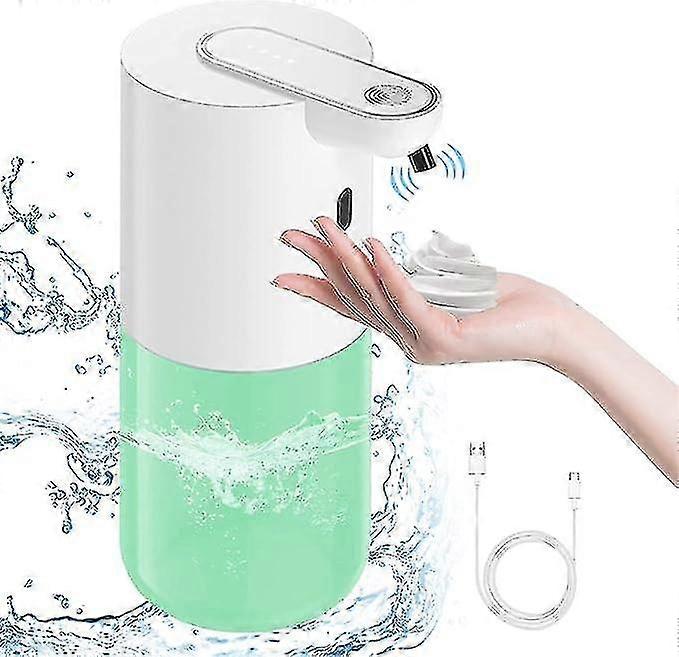 Automatic Soap Dispenser, Usb Rechargeable, 4 Level Control Foam Soap Dispenser, 400ml Electric Soap Dispenser, Wall Mount/standing Soap Dispenser For