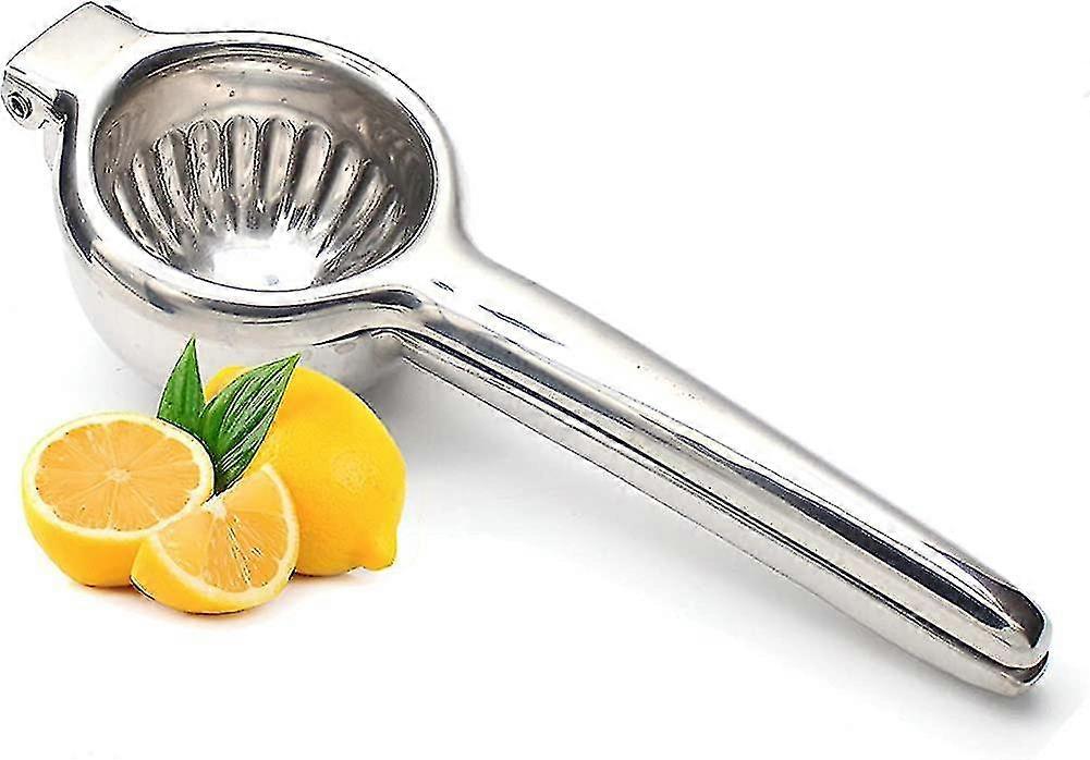 Lemon Squeezer,2-in-1 Double Layer Metal Manual Lemon Squeezer Handheld Citrus
