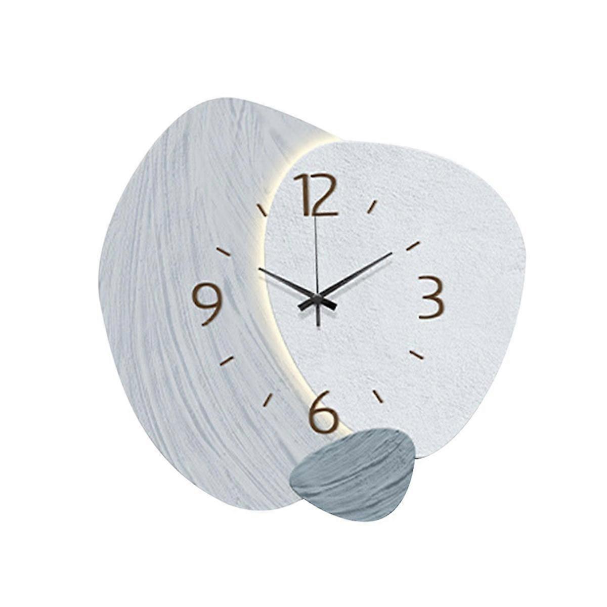 Nordic Wall Clock Home Decor Non Ticking Simple Wall Decor Decorative Clock C
