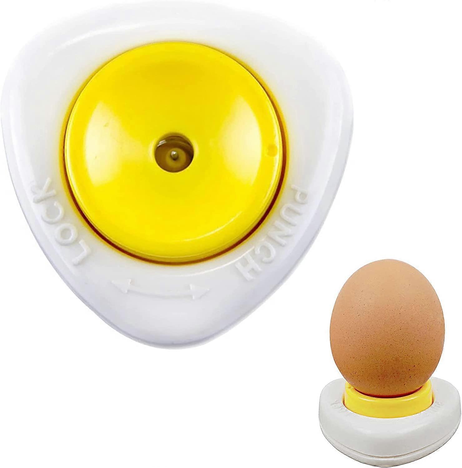 1pc Semi-Automatic Pinhole Egg Piercer Safe and Convenient Kitchen Piercer