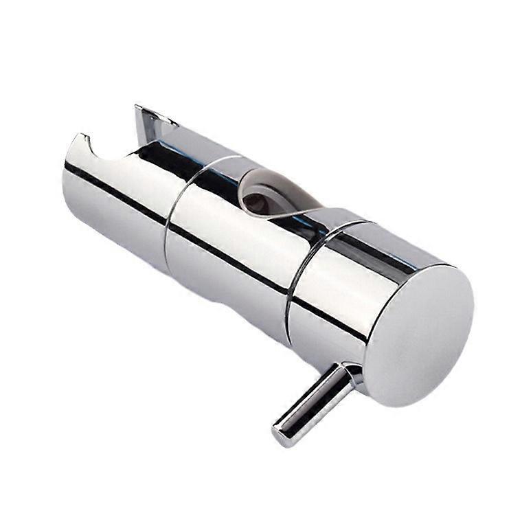 Shower Head Holder, Handheld Shower Bracket, Wall Mount Shower Head Holder, Universal Replaceable Shower Slider (22mm, Silver)