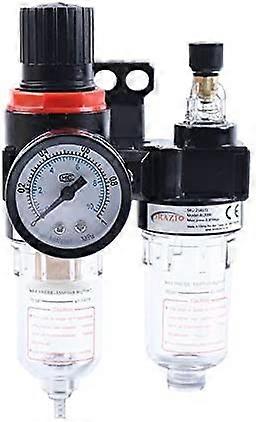 Air Compressor Filter Regulator 1/4",Water Moisture Trap Oil Separator