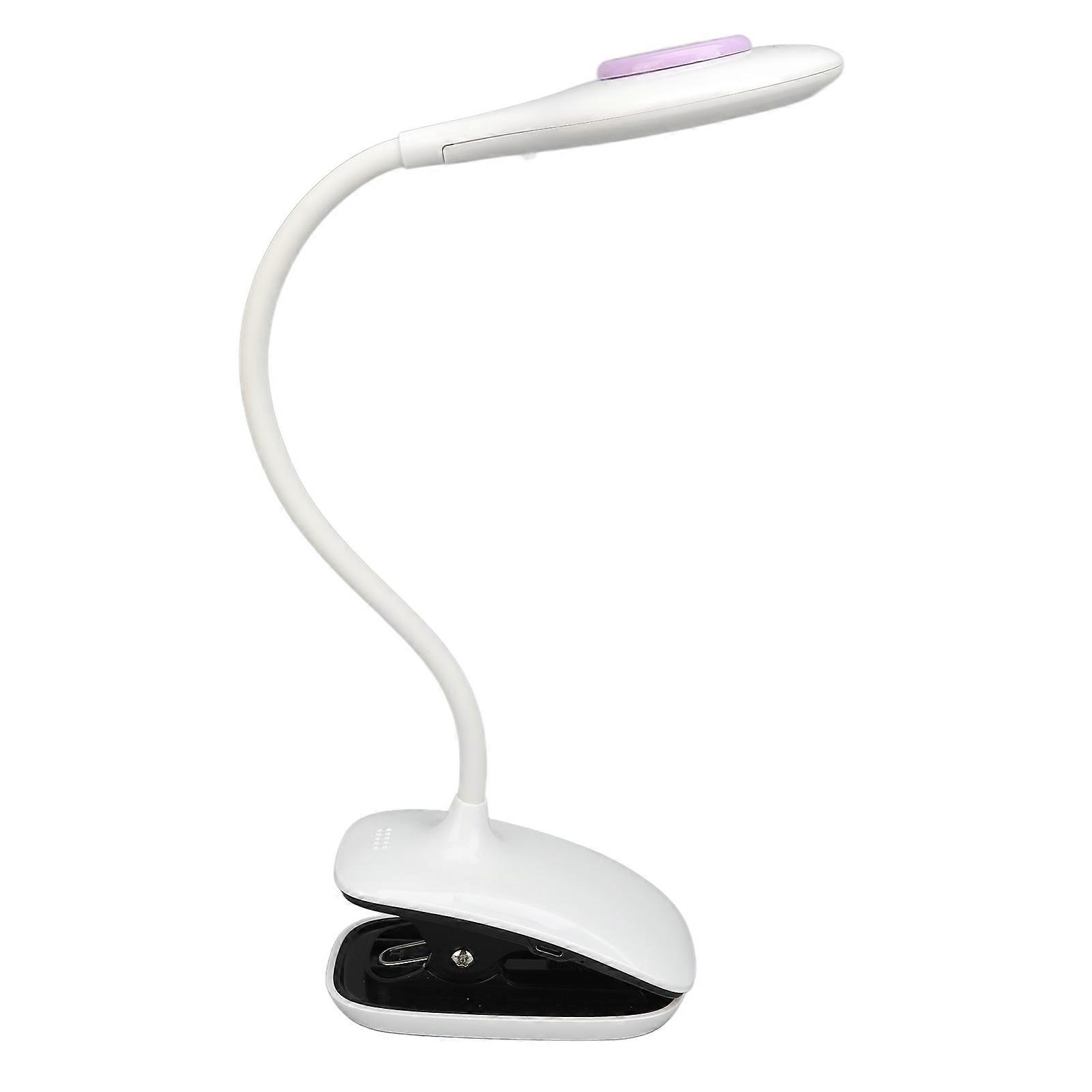 Nail Gel Dryer Light 360 Degrees Rotating 9pcs Light Chips 60s Timing Clip On Nail Polish Curing Lamp Purple