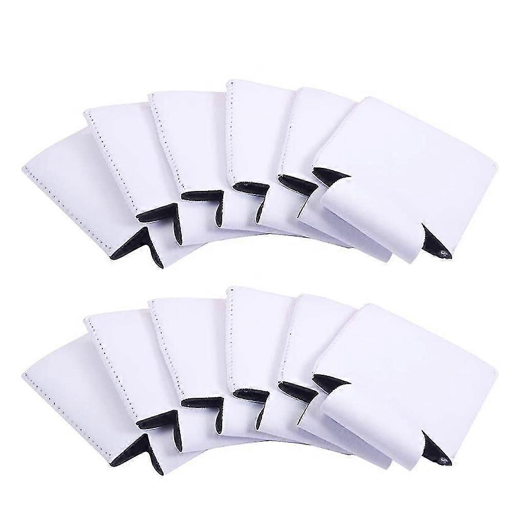 12 Pcs Beer Coke Cup Sleeves Bottle Sleeves Foldable Can Sleeves