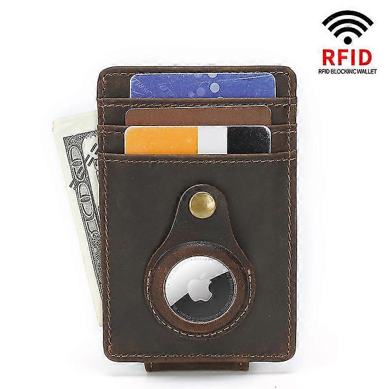 Moero Portafoglio Portafoglio In Vera Pelle Sottile Con Blocco RFID - Design Bifold, Leggero E Tascabile! Portafoglio Rfid Migliore - Foto 10