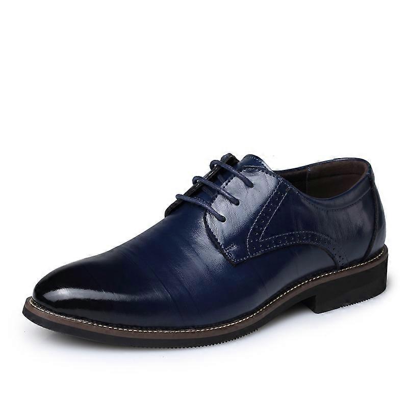 Men's Leather Shoes Fashion Trendy Shoes Pointed Toe Shoes Business Men's Shoes Large Size Leather Shoes