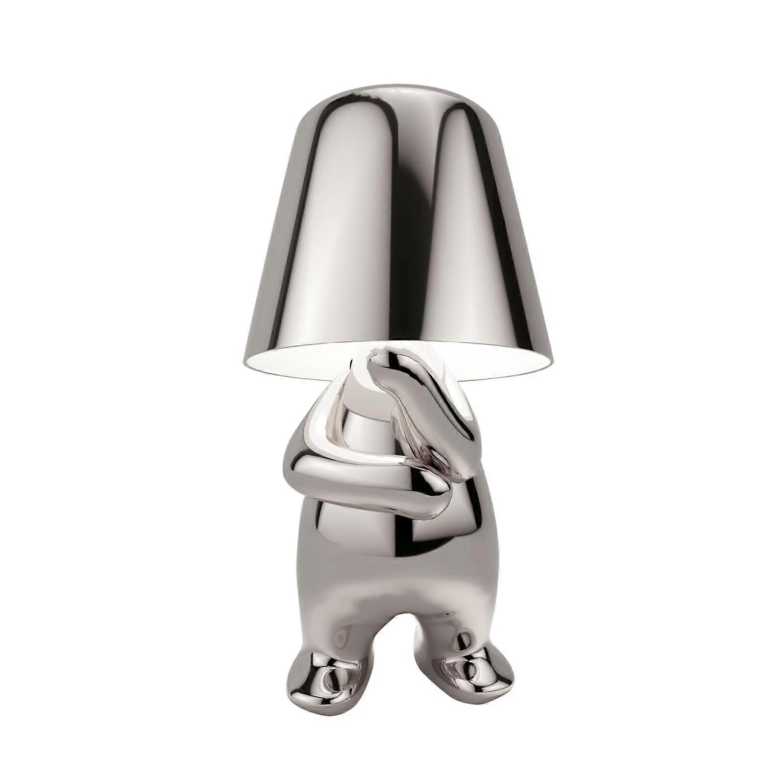 Thinker Lamp Table Light Creative Statuette Headbed Living Room Table Decorative Touch Control Dimmable Lamp