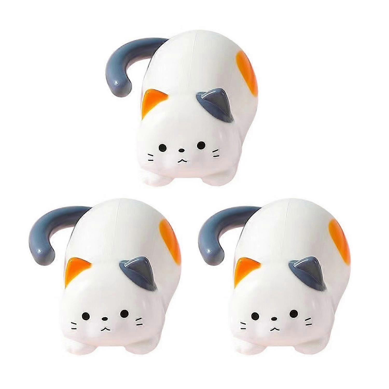 1/2/3/5/6/9Pcs/Set Wind-up Rolling Cat Toy Clockwork Spring Tumbling Kitten Interactive Stress