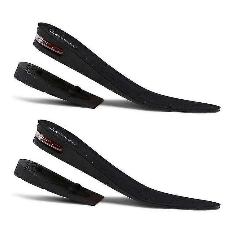 Height Increasing Insole, 2 Pairs 1-layer 3 Cm Lifting Cushioning Insole Adjustable Shoe Insole Breathable Insole