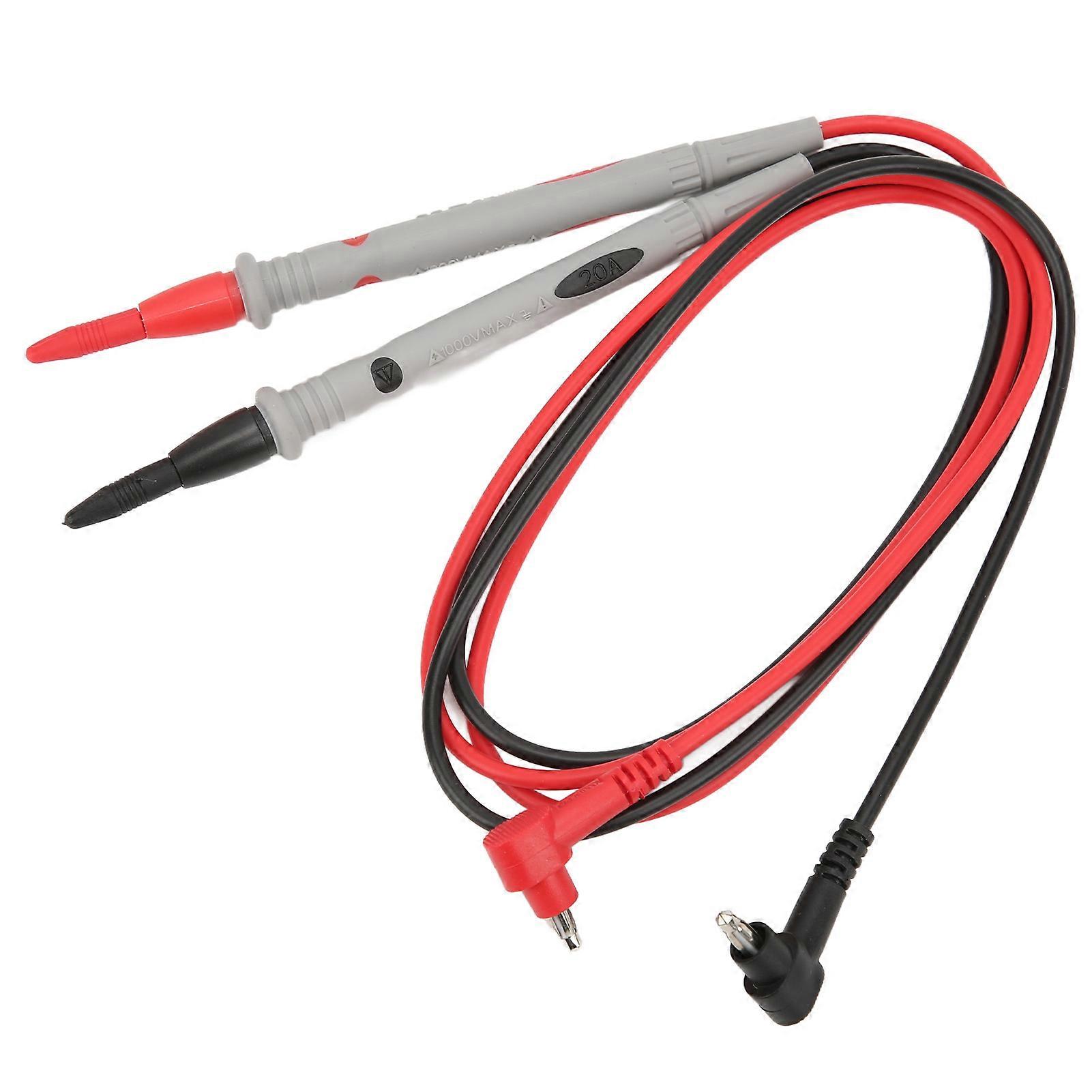 20A Test Lead for Multimeters Durable PVC Design Portable Sensitive Measurement Electricity Testing