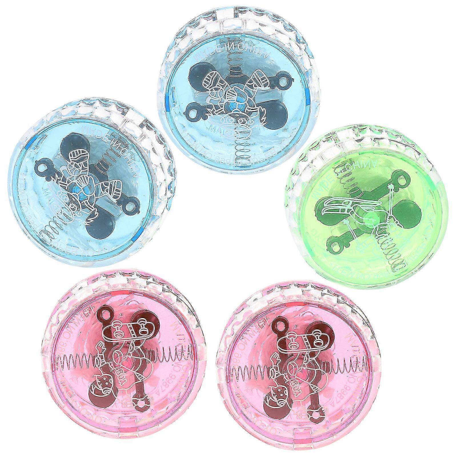 5pcs Creative LED Light Yo-Yo Toy Kids Responsive Yo-yo Ball for Beginners