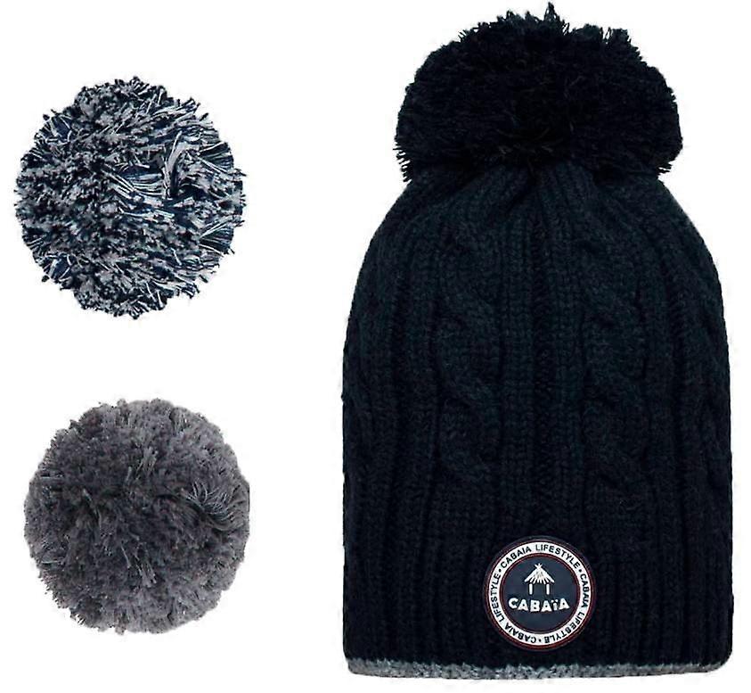 Cabaia Creamy Gin Beanie - Dark Blue