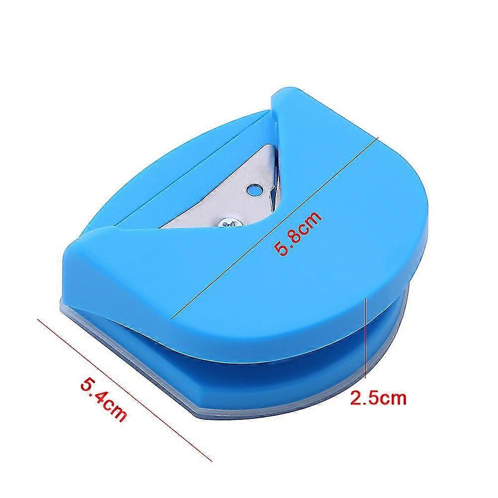 Portable Corner Cutter For Paper Craft Card Making Blue