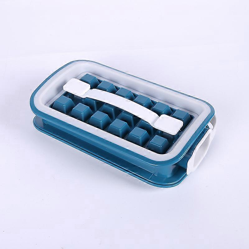Plastic new folding ice box home curling storage box ice cube mold food grade 36 grid ice cube storage box