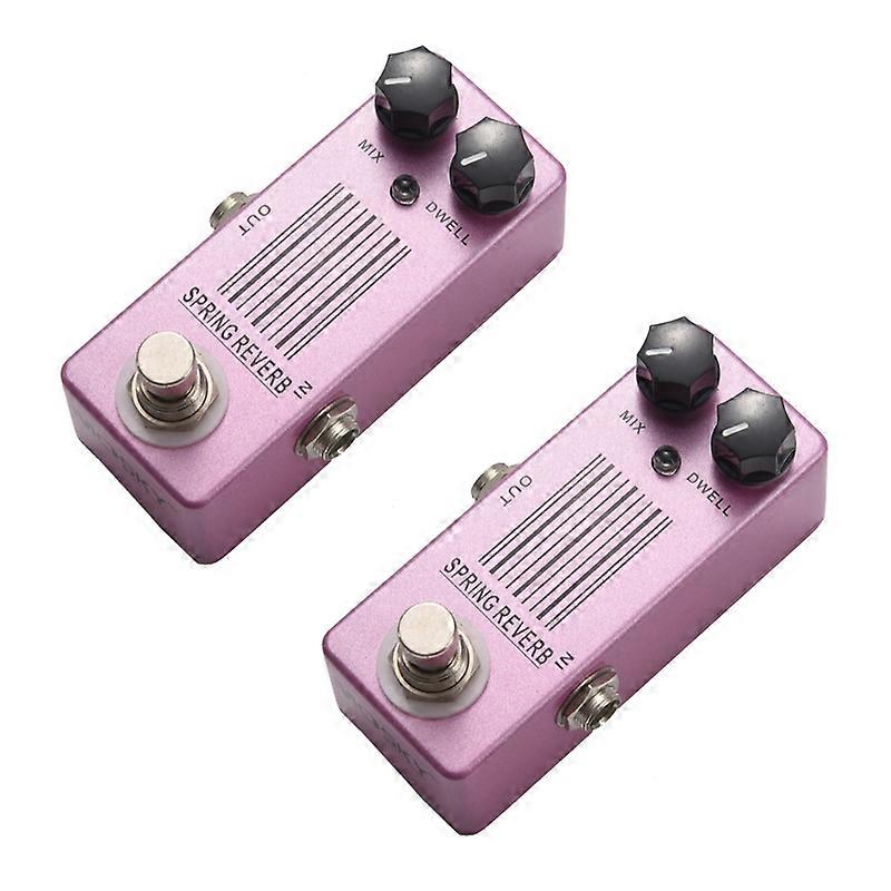 2X MOSKY MP-51スプリングリバーブミニシングルギターエフェクトペダルトゥルーバイパスギターパーツ&アクセサリー